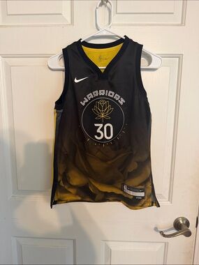 Nike Warriors #30 city edition rose Jersey